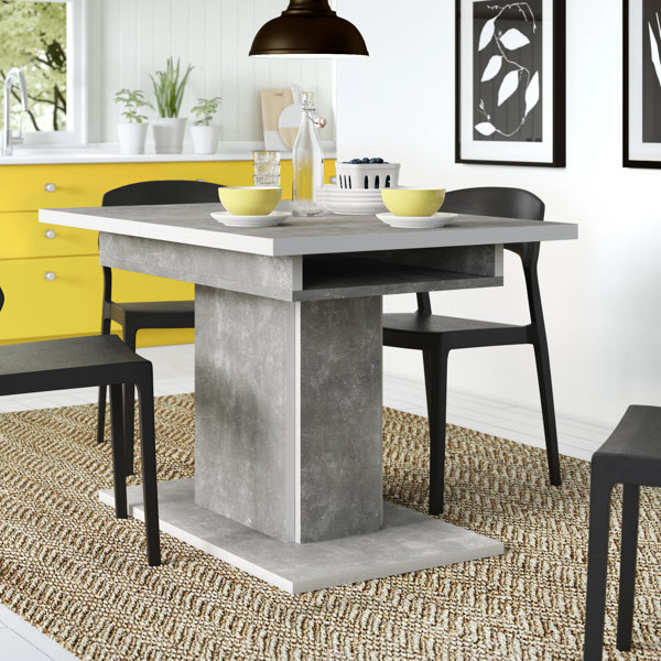 Dutra extendable outlet dining table